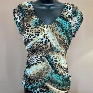 For Cynthia Animal Print Top